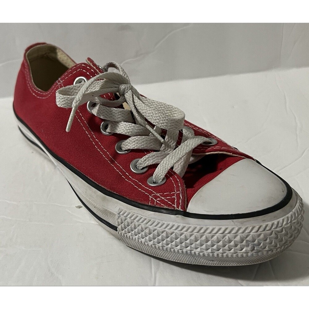 Converse All Star Low Top Red Sneakers Womens Size 8 Mens 6